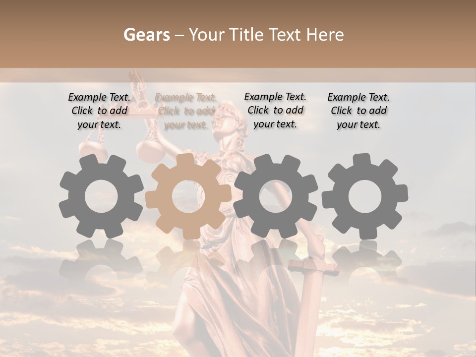 Femininity Gesture Lady PowerPoint Template