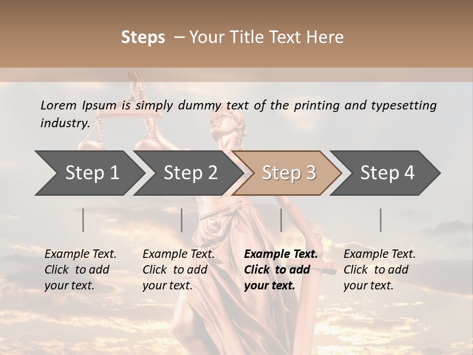 Femininity Gesture Lady PowerPoint Template