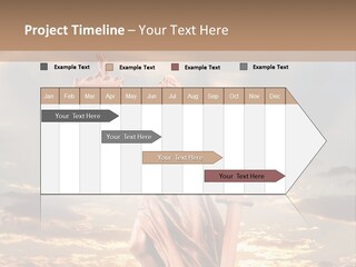 Femininity Gesture Lady PowerPoint Template