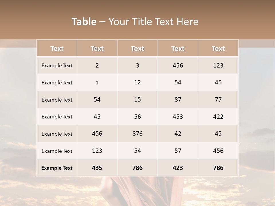 Femininity Gesture Lady PowerPoint Template