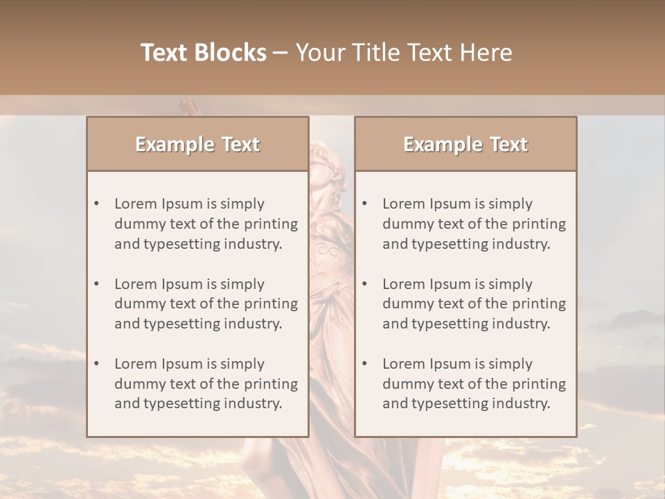 Femininity Gesture Lady PowerPoint Template