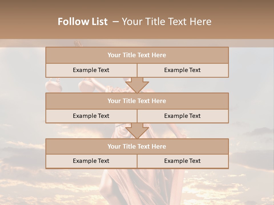 Femininity Gesture Lady PowerPoint Template