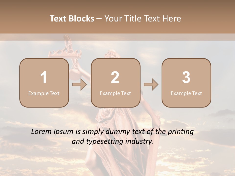 Femininity Gesture Lady PowerPoint Template