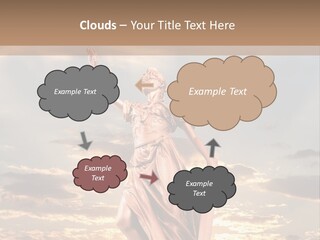 Femininity Gesture Lady PowerPoint Template