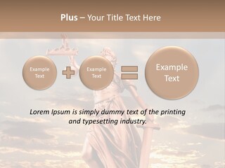 Femininity Gesture Lady PowerPoint Template