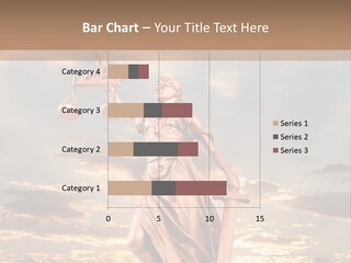 Femininity Gesture Lady PowerPoint Template