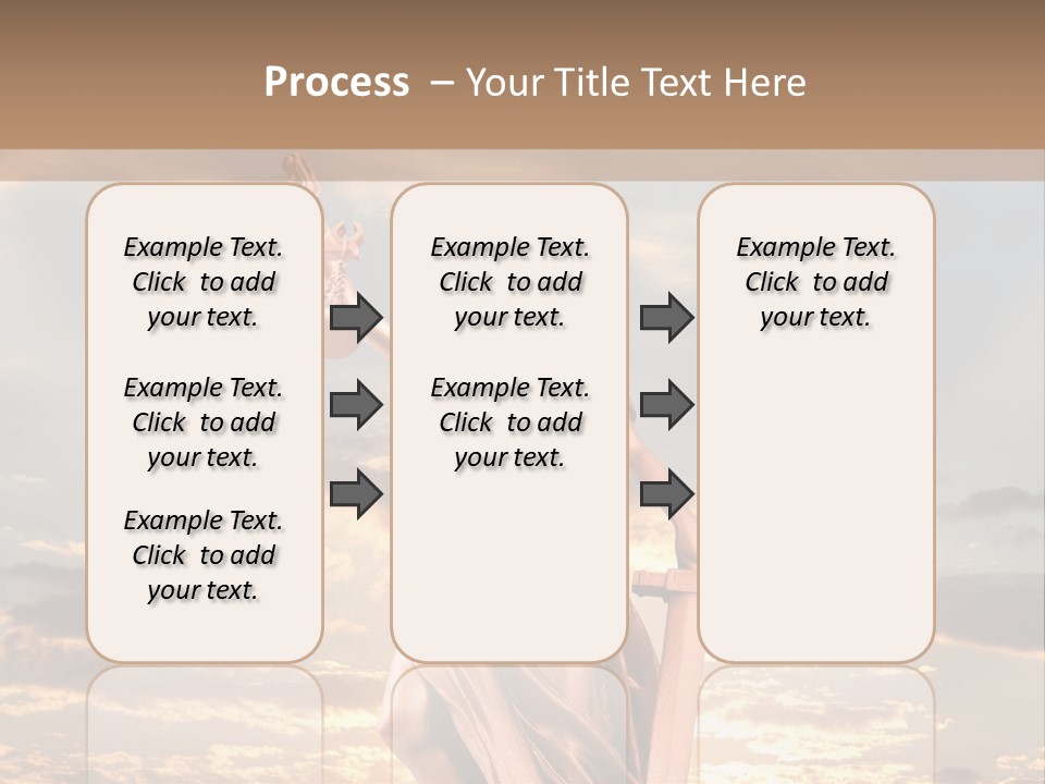 Femininity Gesture Lady PowerPoint Template