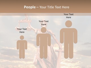 Femininity Gesture Lady PowerPoint Template