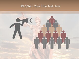 Femininity Gesture Lady PowerPoint Template