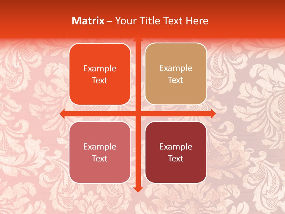 Flora Form Worn PowerPoint Template