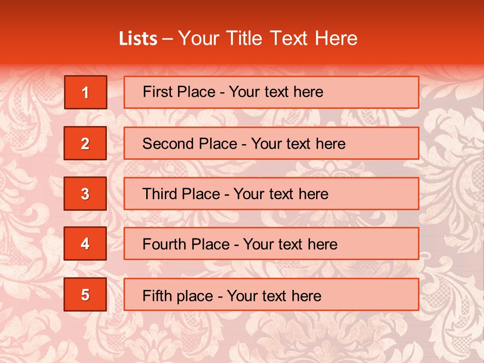 Flora Form Worn PowerPoint Template