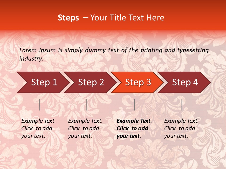 Flora Form Worn PowerPoint Template
