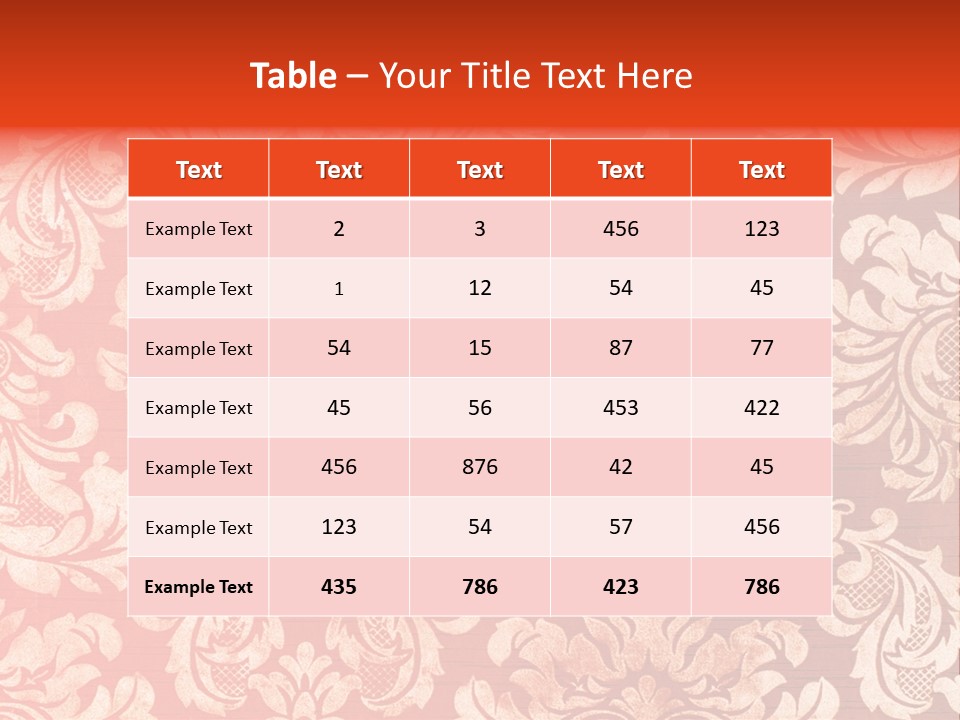 Flora Form Worn PowerPoint Template