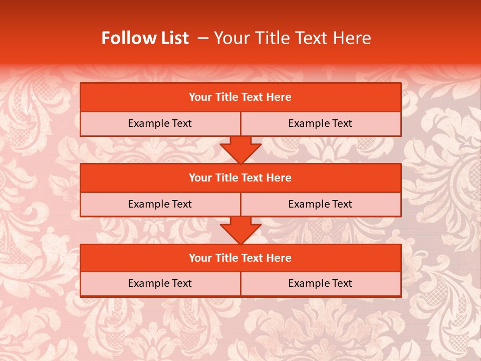 Flora Form Worn PowerPoint Template