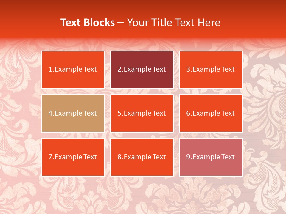 Flora Form Worn PowerPoint Template