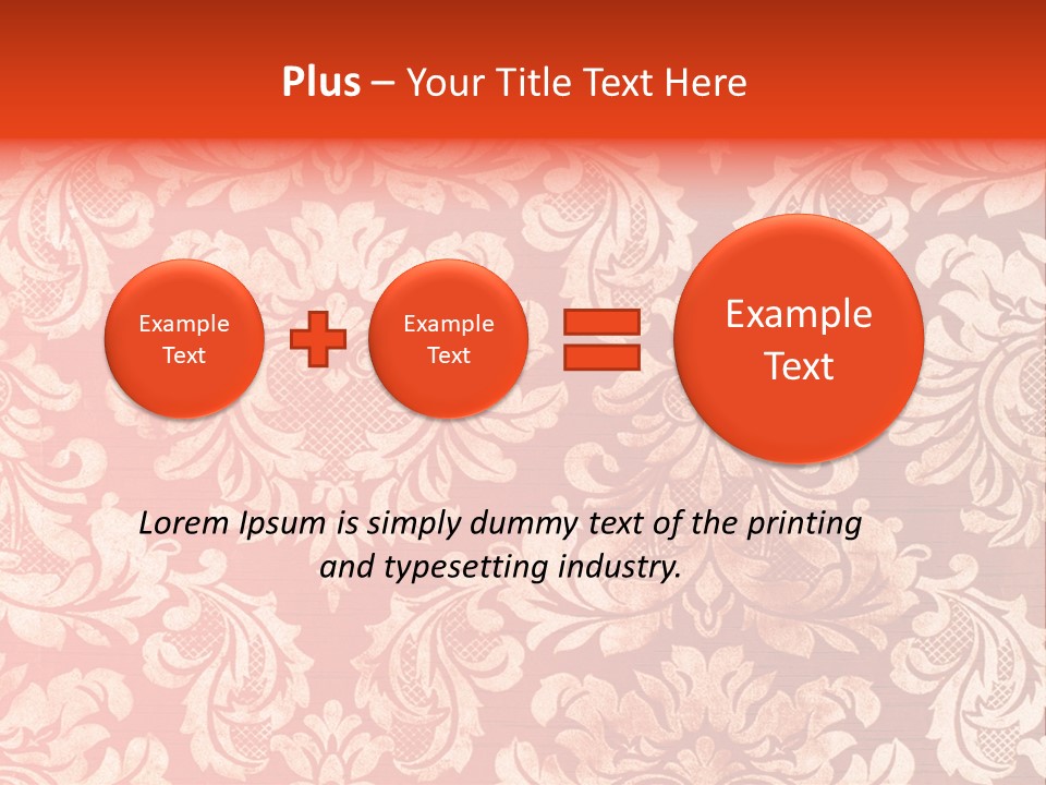 Flora Form Worn PowerPoint Template