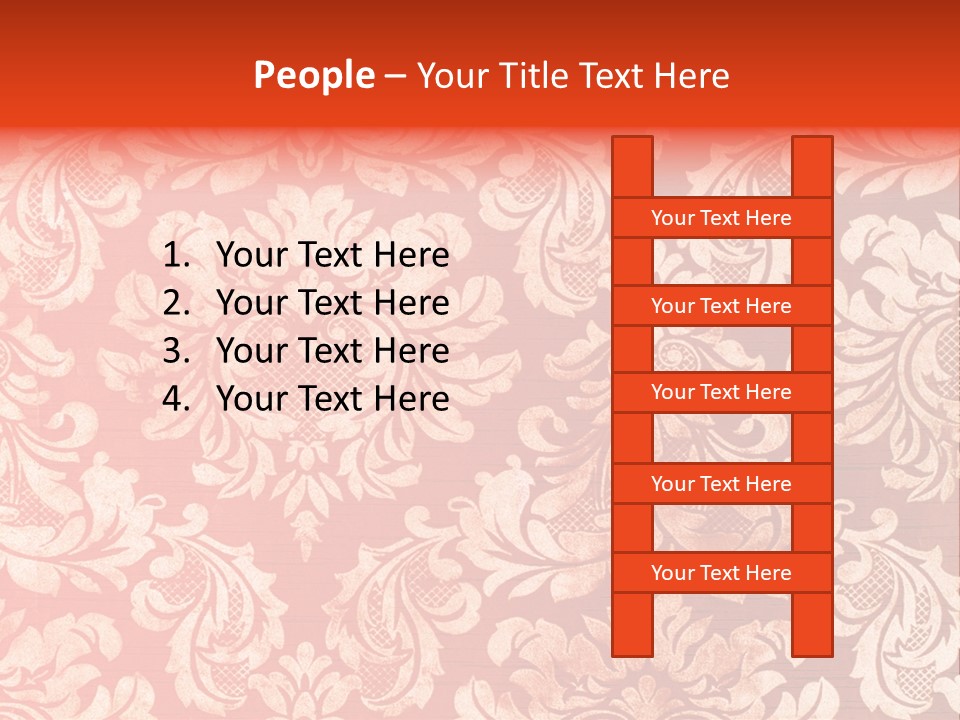 Flora Form Worn PowerPoint Template