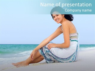 Enjoyment Summer Smile PowerPoint Template