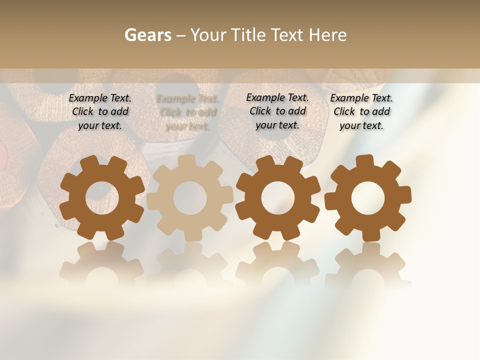 Office Image Color PowerPoint Template