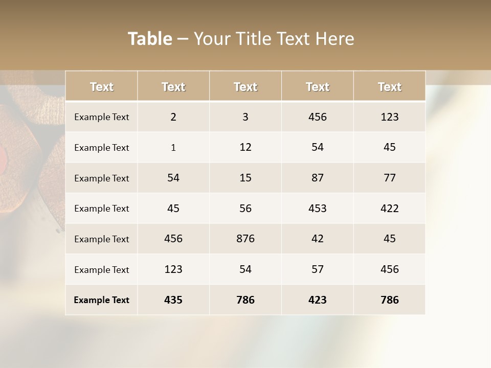 Office Image Color PowerPoint Template