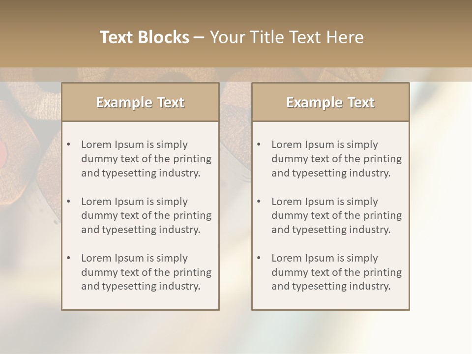 Office Image Color PowerPoint Template