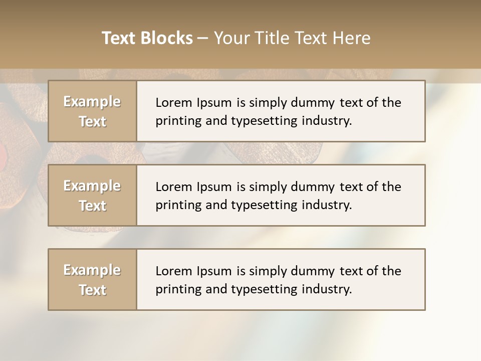 Office Image Color PowerPoint Template