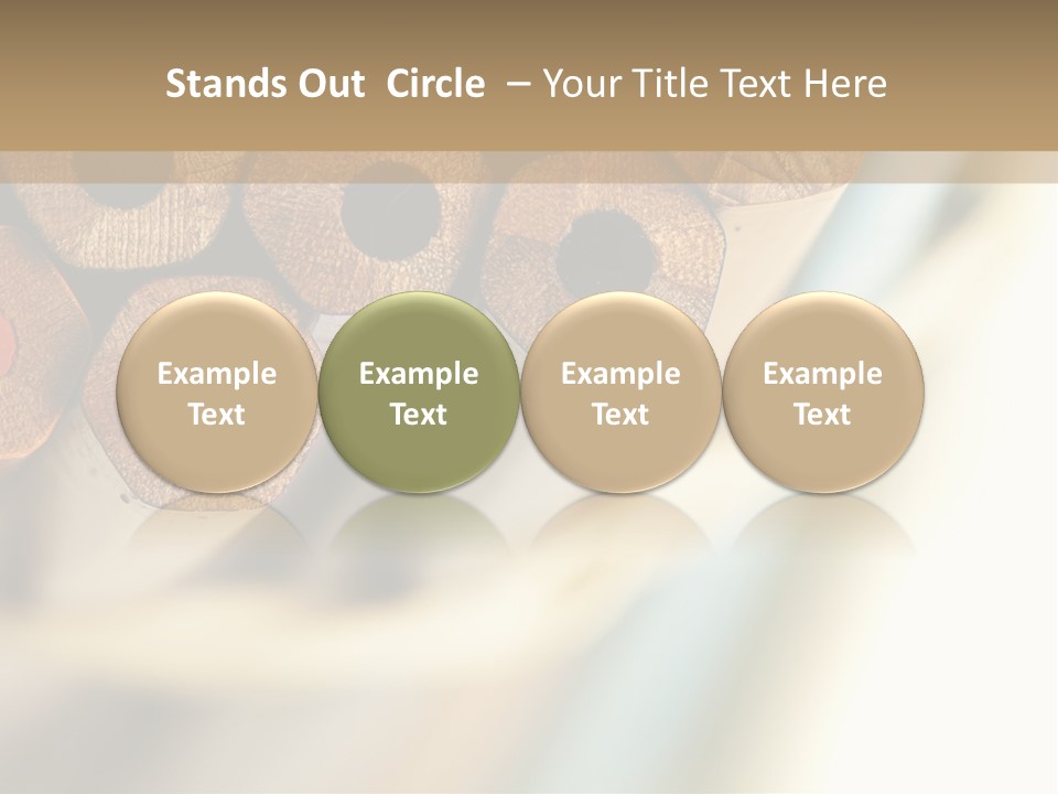 Office Image Color PowerPoint Template