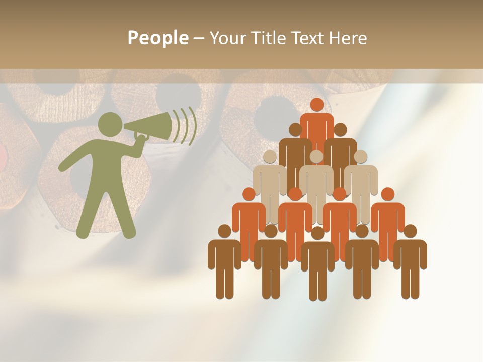 Office Image Color PowerPoint Template