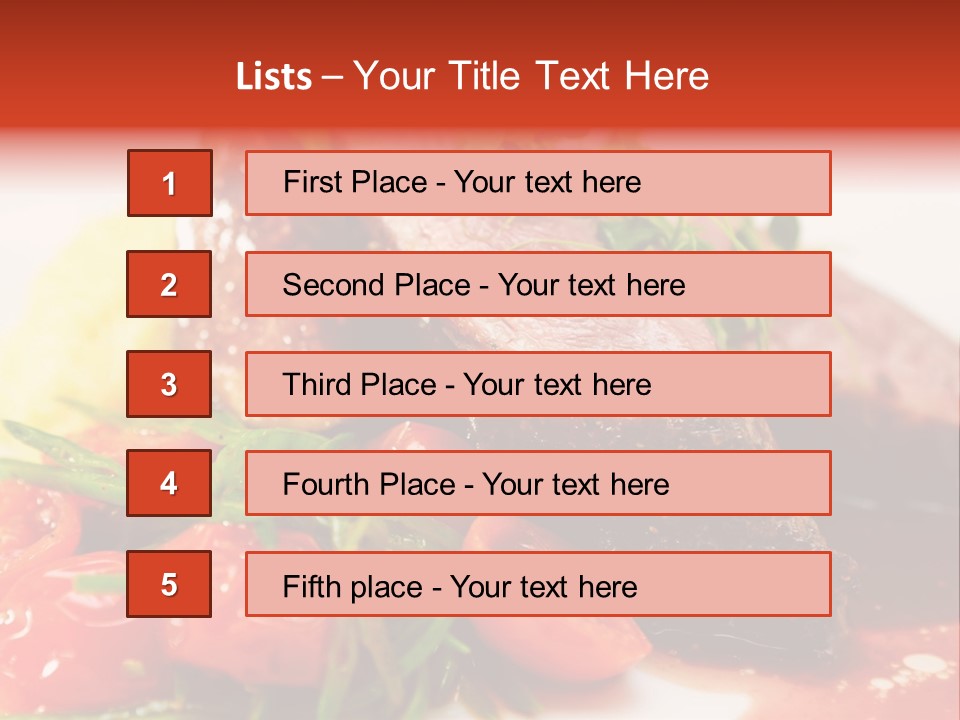 Breast Plate Grilled PowerPoint Template