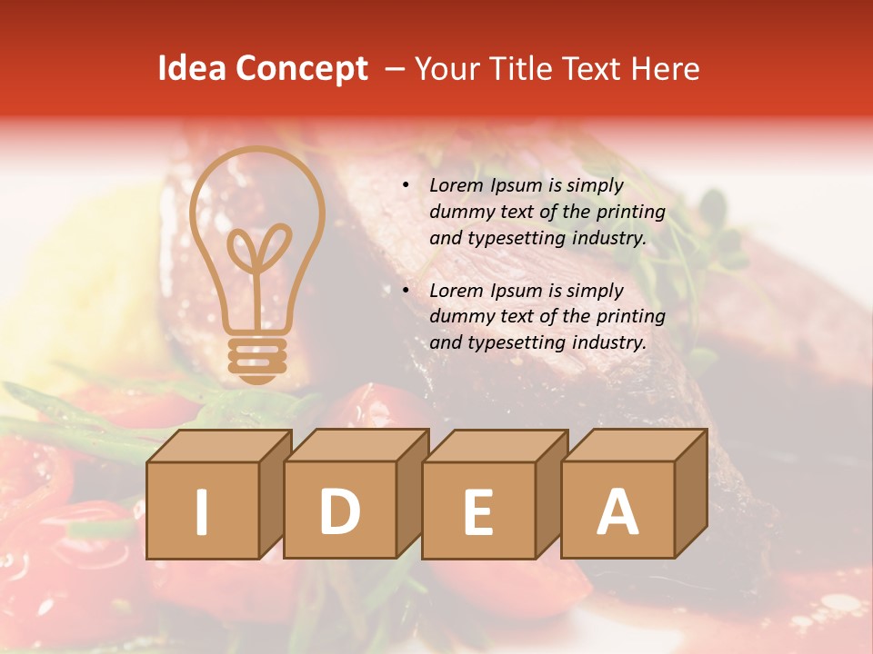 Breast Plate Grilled PowerPoint Template