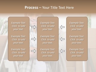 A Man And A Woman Standing In Front Of Moving Boxes PowerPoint Template