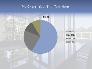 Bookshelf Inside Empty PowerPoint Template