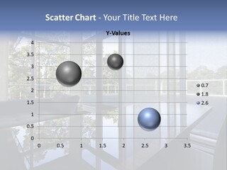 Bookshelf Inside Empty PowerPoint Template