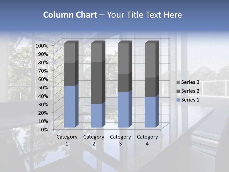 Bookshelf Inside Empty PowerPoint Template