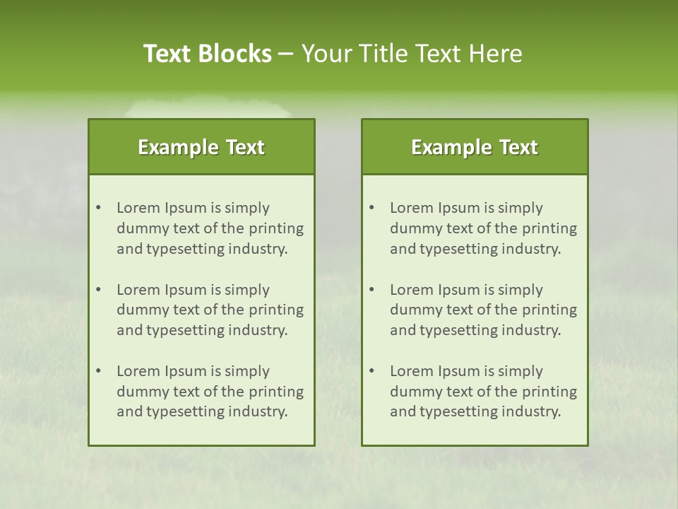 Dog Spring Gallop PowerPoint Template