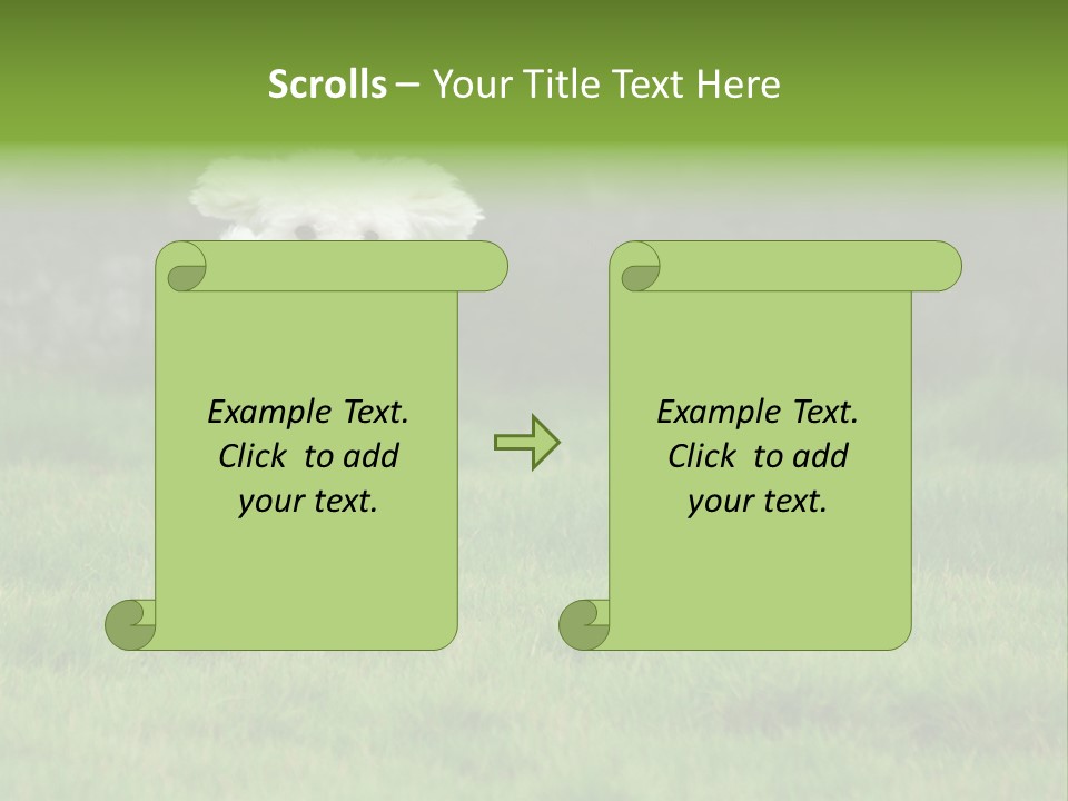 Dog Spring Gallop PowerPoint Template