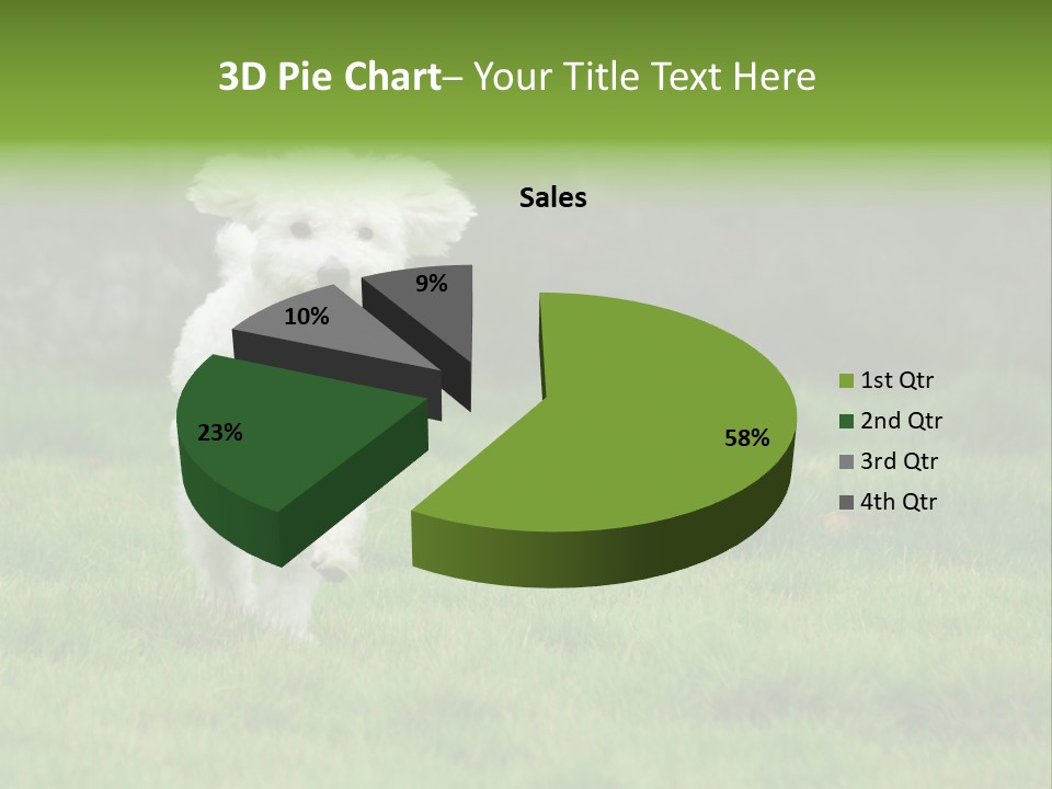 Dog Spring Gallop PowerPoint Template