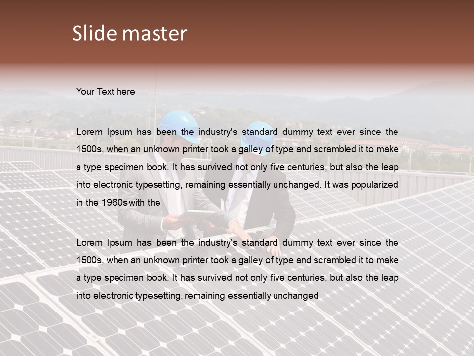 Beautiful Sunrise Night PowerPoint Template