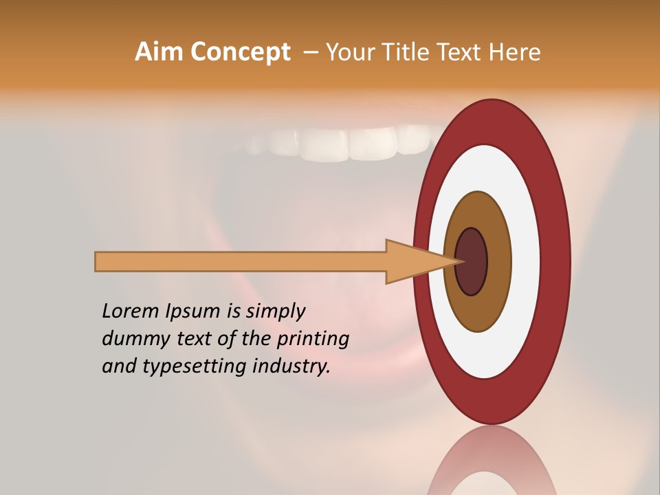 Coast Beautiful Silhouette PowerPoint Template