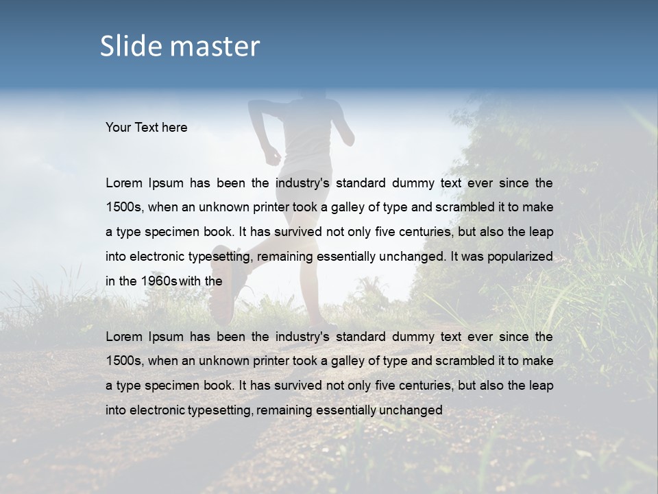 Harbor Hill Beach PowerPoint Template