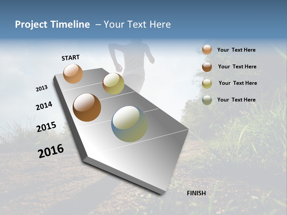 Harbor Hill Beach PowerPoint Template