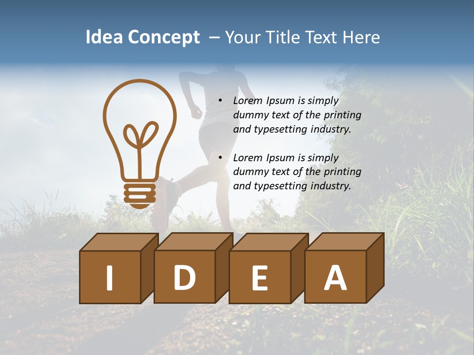 Harbor Hill Beach PowerPoint Template