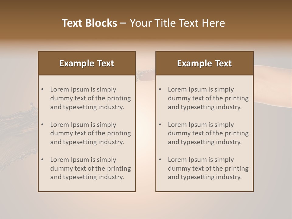 Shore Harbor Tourism PowerPoint Template