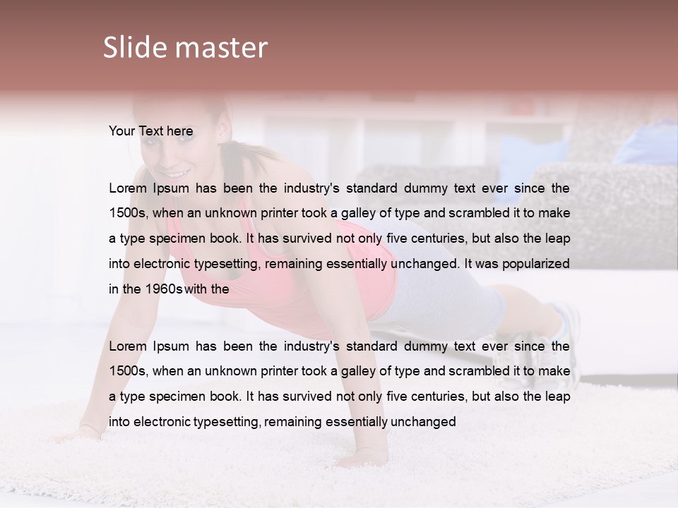 Building Beautiful Orange PowerPoint Template