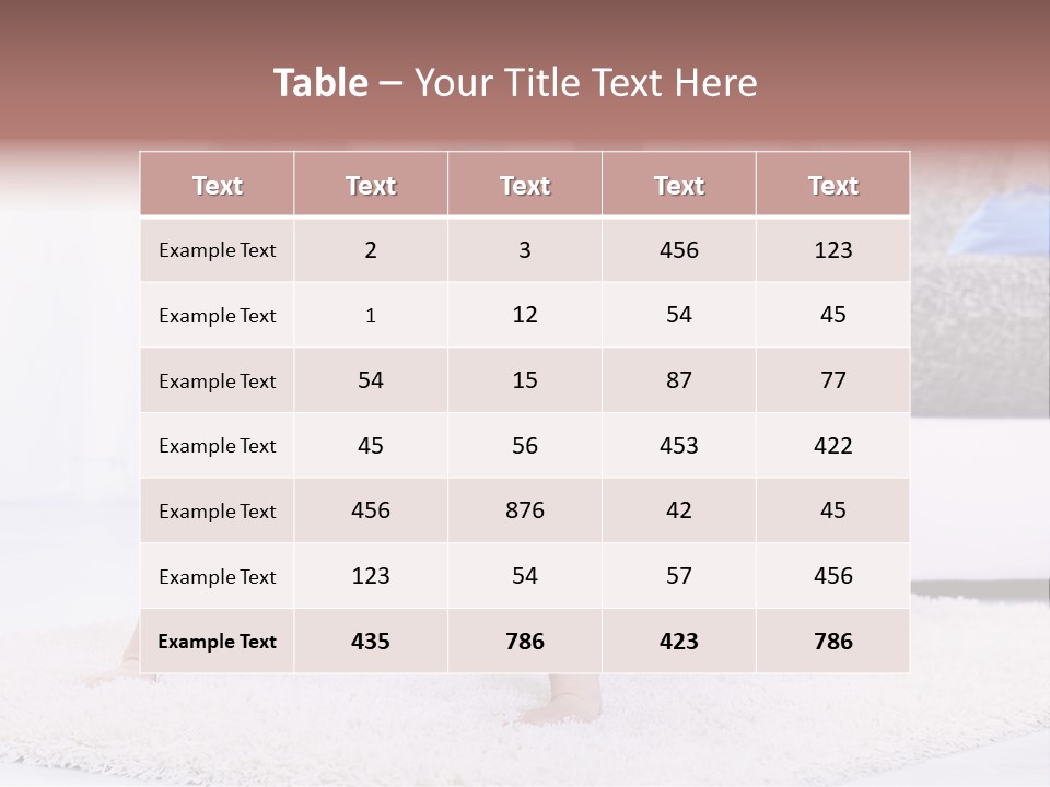 Building Beautiful Orange PowerPoint Template