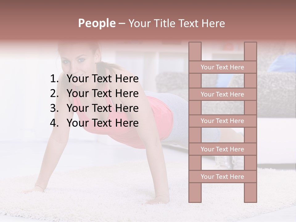 Building Beautiful Orange PowerPoint Template
