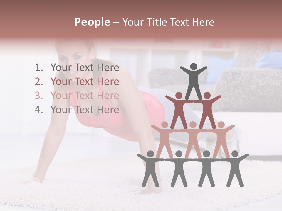 Building Beautiful Orange PowerPoint Template