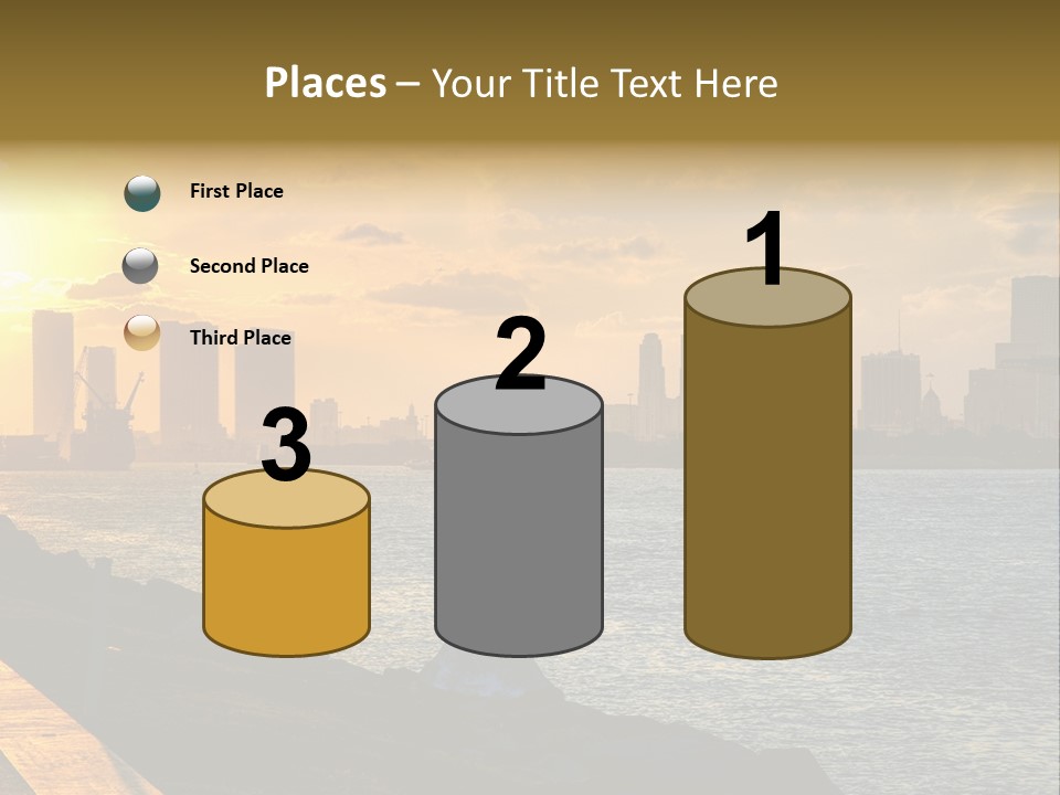 City Red Yellow PowerPoint Template