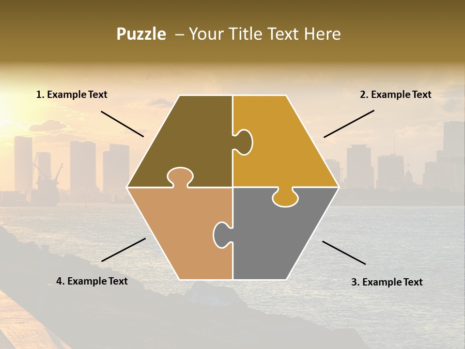 City Red Yellow PowerPoint Template