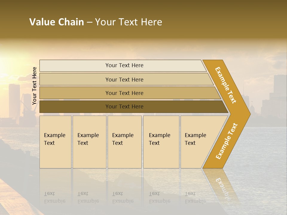 City Red Yellow PowerPoint Template